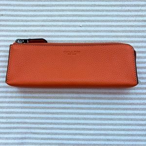 New Coach leather organization / pencil case